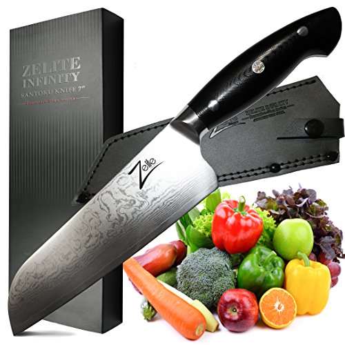 Zelite Infinity Santoku Knife 7 Inch - Executive-Plus Series - Jap...