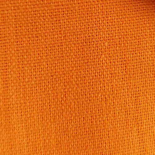 Zen Creative Designs Cotton Fabric, Solid Orange, 60 Wide by 1 Ya...