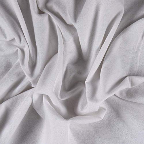 Zen Creative Designs Flannel Fabric White 58 Wide by The Yard Per...