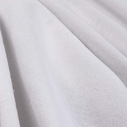 Zen Creative Designs Flannel Fabric White 58 Wide by The Yard Per...