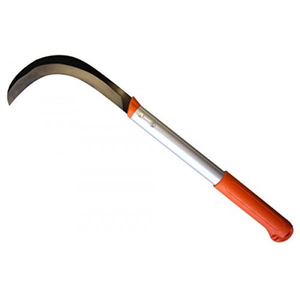 Zenport K315 Brush Clearing Sickle, 9-Inch by 14.5-Inch, Carbon St...