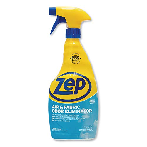 Zep ZUAIR32CT Air and Fabric Odor Eliminator, Fresh Scent, 32 oz, ...