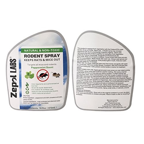 Zepol Labs Mice Repellent - Humane Mouse Trap Substitute - Organic...
