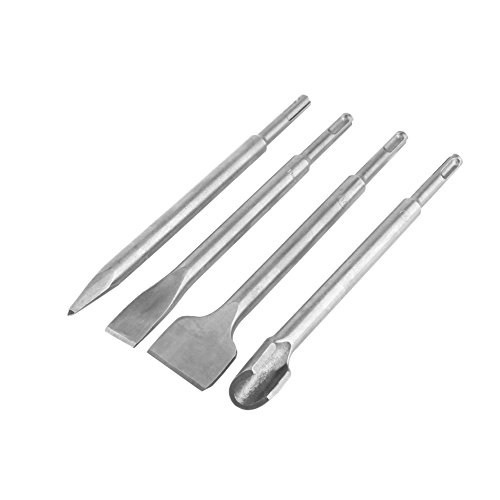 Rotary Hammer Drill Bits, 17pcs Drill Bits and Chisels Set Electri...