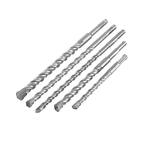 Rotary Hammer Drill Bits, 17pcs Drill Bits and Chisels Set Electri...