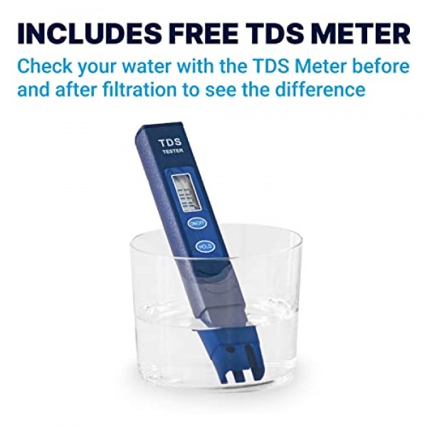 ZeroWater 22 Cup Ready-Read 5-Stage Water Filter Dispenser, NSF Ce...