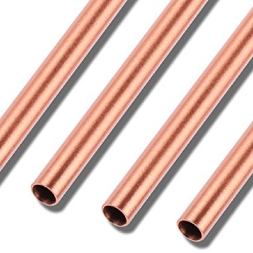 ZERRO Copper Straws Food Safe Solid Copper Mule Drinking Straws Se...