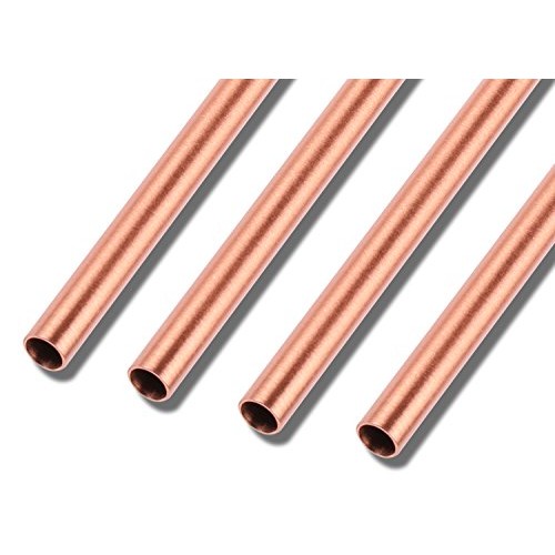 ZERRO Copper Straws Food Safe Solid Copper Mule Drinking Straws Se...