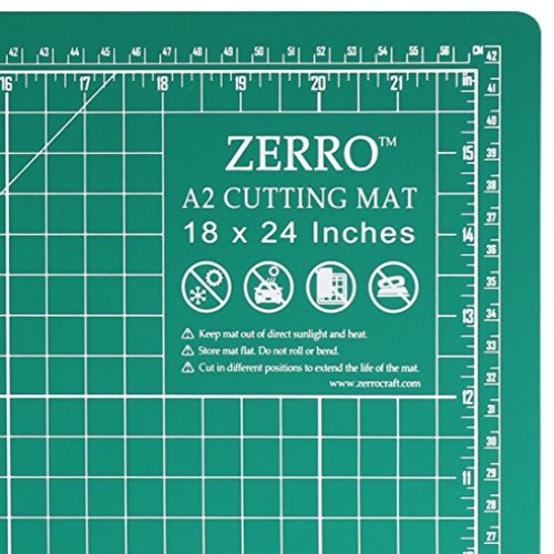 ZERRO Professional Self-Healing Cutting Mat Double Sided Thick 5-P...
