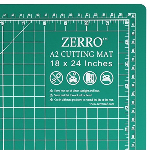 ZERRO Professional Self-Healing Cutting Mat Double Sided Thick 5-P...