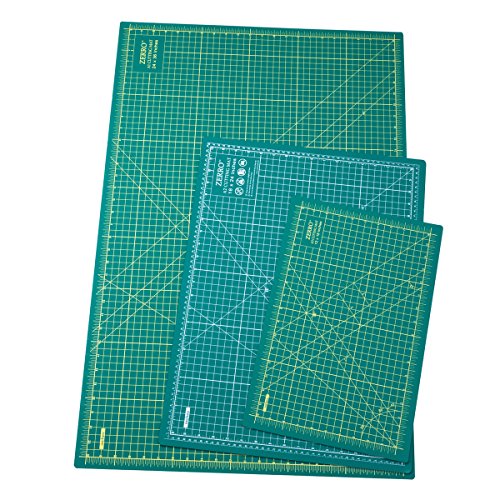 ZERRO Professional Self-Healing Cutting Mat Double Sided Thick 5-P...
