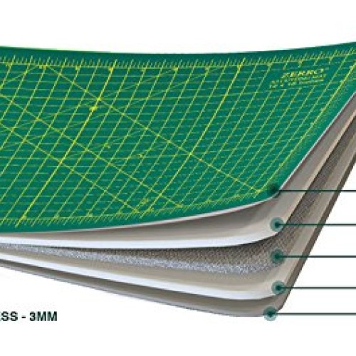 ZERRO Professional Self-Healing Cutting Mat Double Sided Thick 5-P...