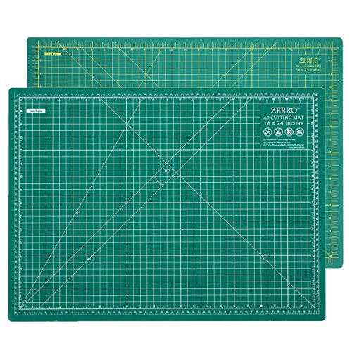 ZERRO Professional Self-Healing Cutting Mat Double Sided Thick 5-P...