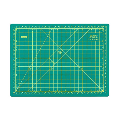 ZERRO Self Healing Cutting Double Sided 5-Ply Rotary Mat 9 x 12A4