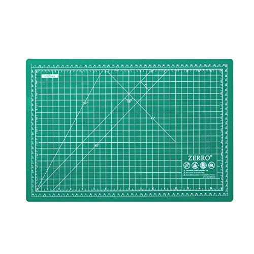 ZERRO Self Healing Cutting Mat Double Sided Durable 5-Ply 12 x 18...