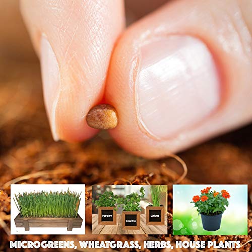 Expanding Organic Fiber Soil, Amazing Potting Soil for Indoor Plan...
