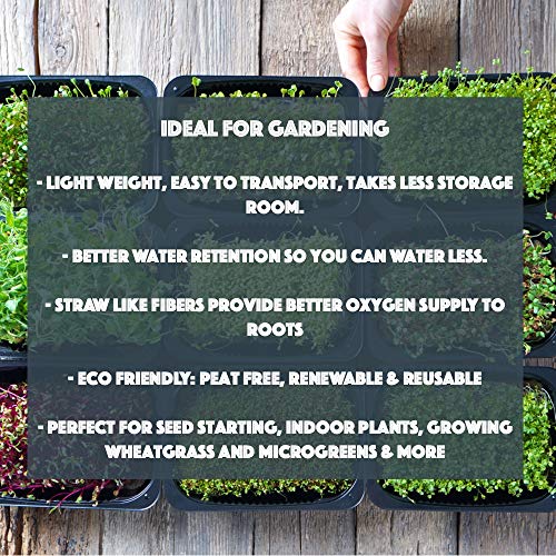 Expanding Organic Fiber Soil, Amazing Potting Soil for Indoor Plan...