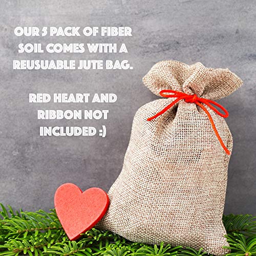 Expanding Organic Fiber Soil, Amazing Potting Soil for Indoor Plan...