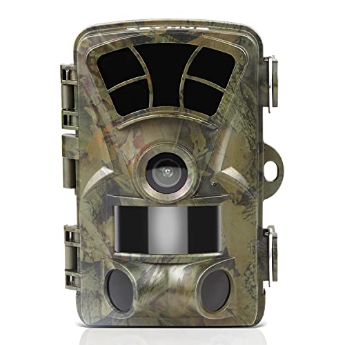 ZETHUS Trail Camera TC-10, 21MP 1080P Hunting Game Cameras with Ni...