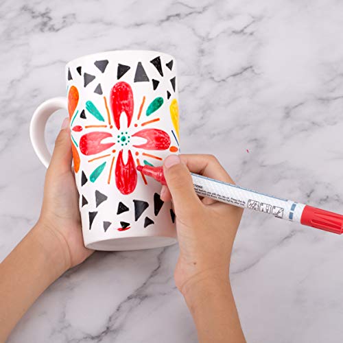 ZEYAR Porcelain Art Paint Pens, Professional Ceramic painting, 12 ...