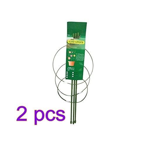 ZFRANC Plant Support Plant Cages Supports with 3 Adjustable Rings,...