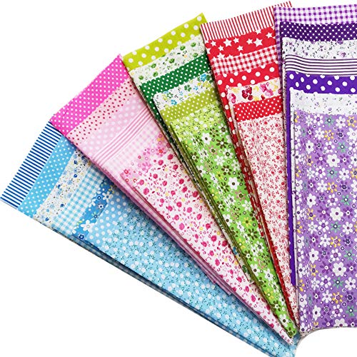 ZGXY Fabric, 35 pcs/lot Top Cotton 9.8 x 9.8 25cm x 25cm Squar...
