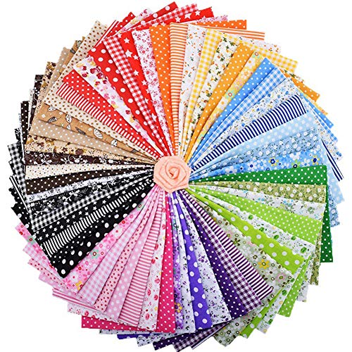 ZGXY Fabric, 56 pcs/lot Top Cotton 9.8 x 9.8 25cm x 25cm Squar...