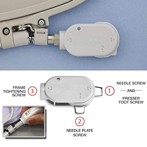 ZHANGLI Embroidery Frame Hoop Screwdriver Multi-Purpose Needle Dur...
