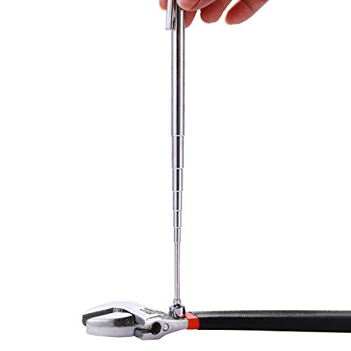5 Pieces Magnetic Pick-up Grabber Tool including 15 lb/ 10 lb/ 3 l...