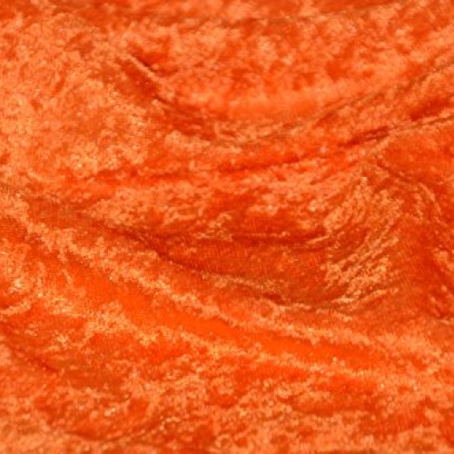 Panne Velvet Seamless Fabric 58/60 Wide - Sold by The Yard Orange