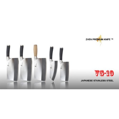 ZHEN Japanese VG-10 3-Layer forged High Carbon Stainless Steel Lar...