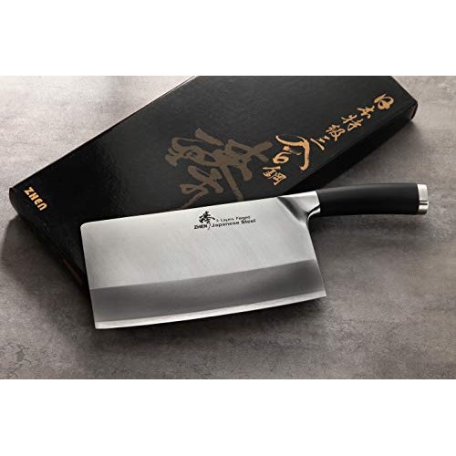 ZHEN Japanese VG-10 3-Layer forged High Carbon Stainless Steel Lar...