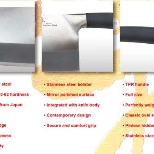 ZHEN Japanese VG-10 3-Layer forged High Carbon Stainless Steel Lar...