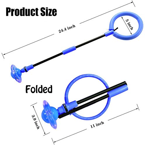 Kids Foldable Ankle Skip Ball, Jumping Ring Skip Ball, Foldable An...