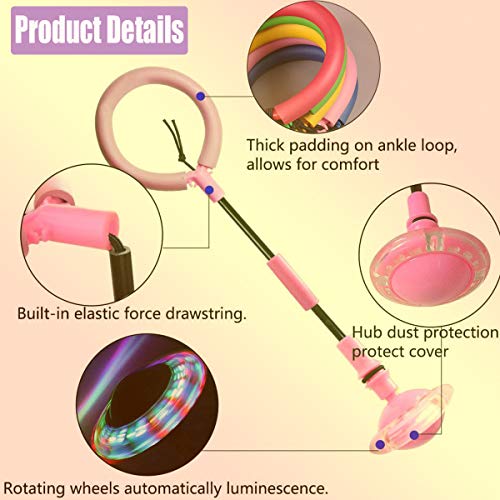 Kids Foldable Ankle Skip Ball, Jumping Ring Skip Ball, Foldable An...