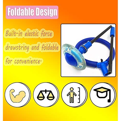 Kids Foldable Ankle Skip Ball, Jumping Ring Skip Ball, Foldable An...