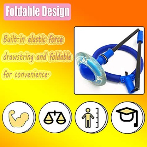 Kids Foldable Ankle Skip Ball, Jumping Ring Skip Ball, Foldable An...