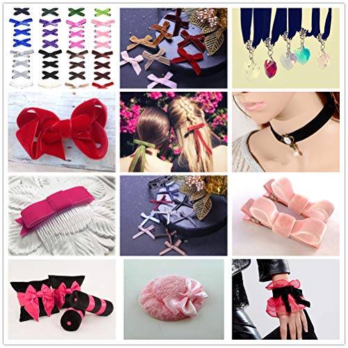 Ribbon for Crafts -Wholesale Bulk 20 Yard 3/8 5/8 1Inch Velvet Rib...