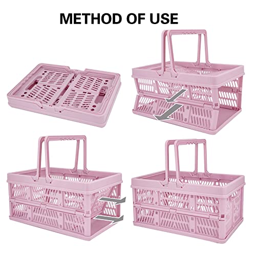 ZHJINGYU crates for storage,plastic baskets for organizing,collaps...