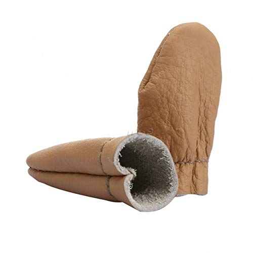 ZHONGJIUYUAN 5 Pairs Thumb Index Thimble Finger Protector Finger C...