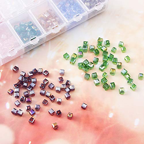 Cube Crystal Glass Beads, Wholesale Crystals Beading Similar Cut ...