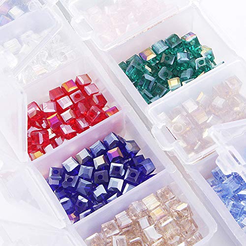 Cube Crystal Glass Beads, Wholesale Crystals Beading Similar Cut ...