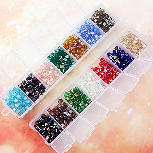 Cube Crystal Glass Beads, Wholesale Crystals Beading Similar Cut ...