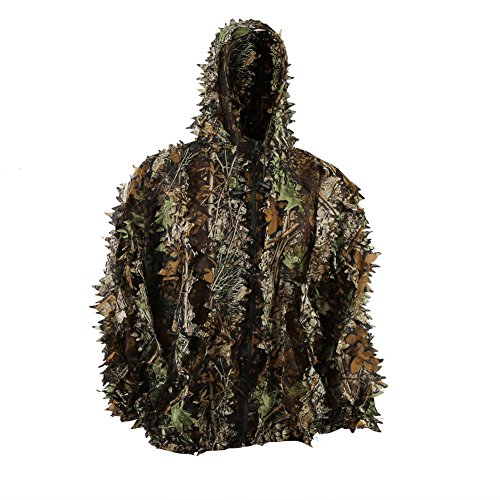 Zicac Outdoor Camo Ghillie Suit 3D Leafy Camouflage Clothing Jungl...