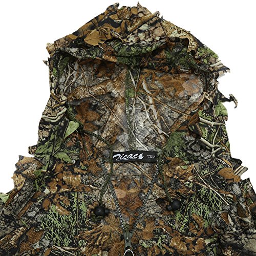 Zicac Outdoor Camo Ghillie Suit 3D Leafy Camouflage Clothing Jungl...