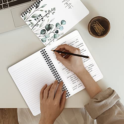 Aesthetic Spiral Notebook Set of 3 For Women - Cute College Ruled ...