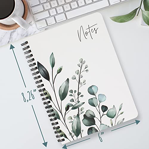 Aesthetic Spiral Notebook Set of 3 For Women - Cute College Ruled ...