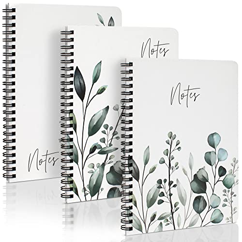 Aesthetic Spiral Notebook Set of 3 For Women - Cute College Ruled ...