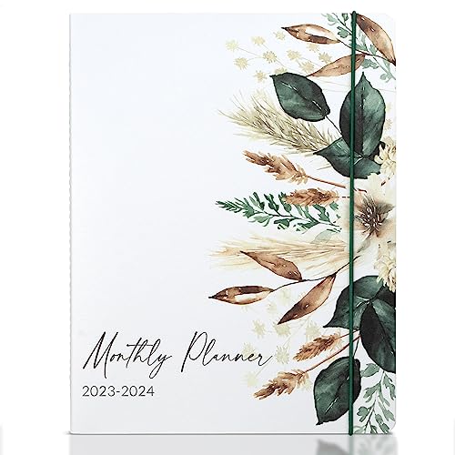 Simplified 2023-2024 Monthly Planner and Calendar Book - Beautiful...