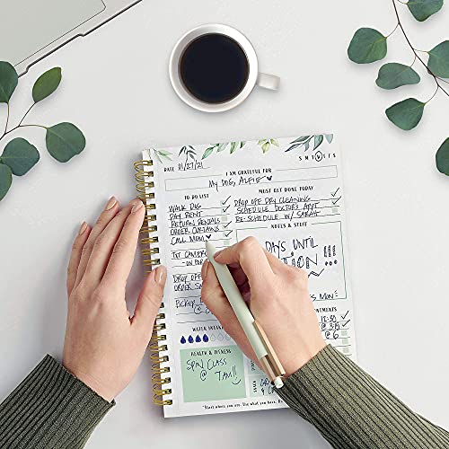 Simplified Greenery To Do List Notebook - Beautiful Daily Planner ...